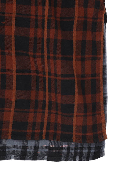 Y’s × CPD HOOME PLAID BLOUSE