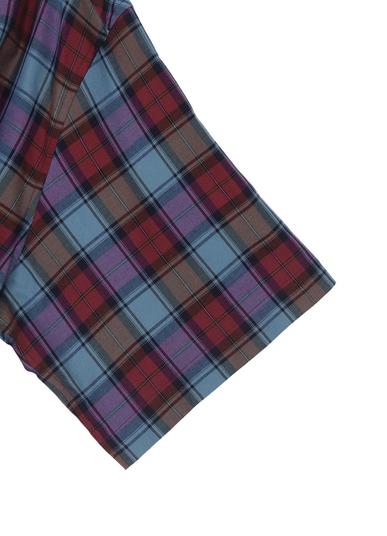 TWILL PLAID BLOUSE