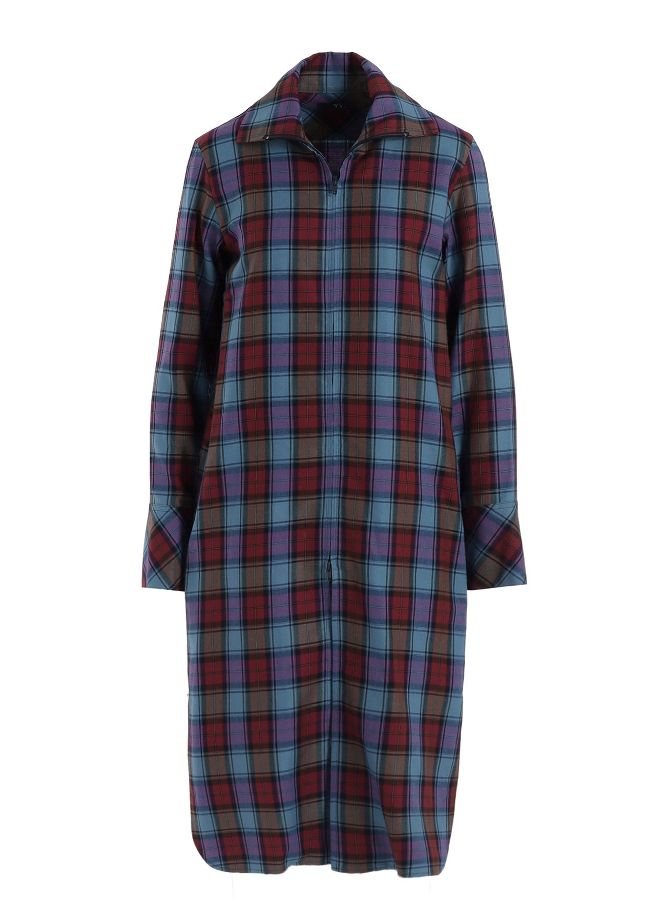 TWILL PLAID DRESS