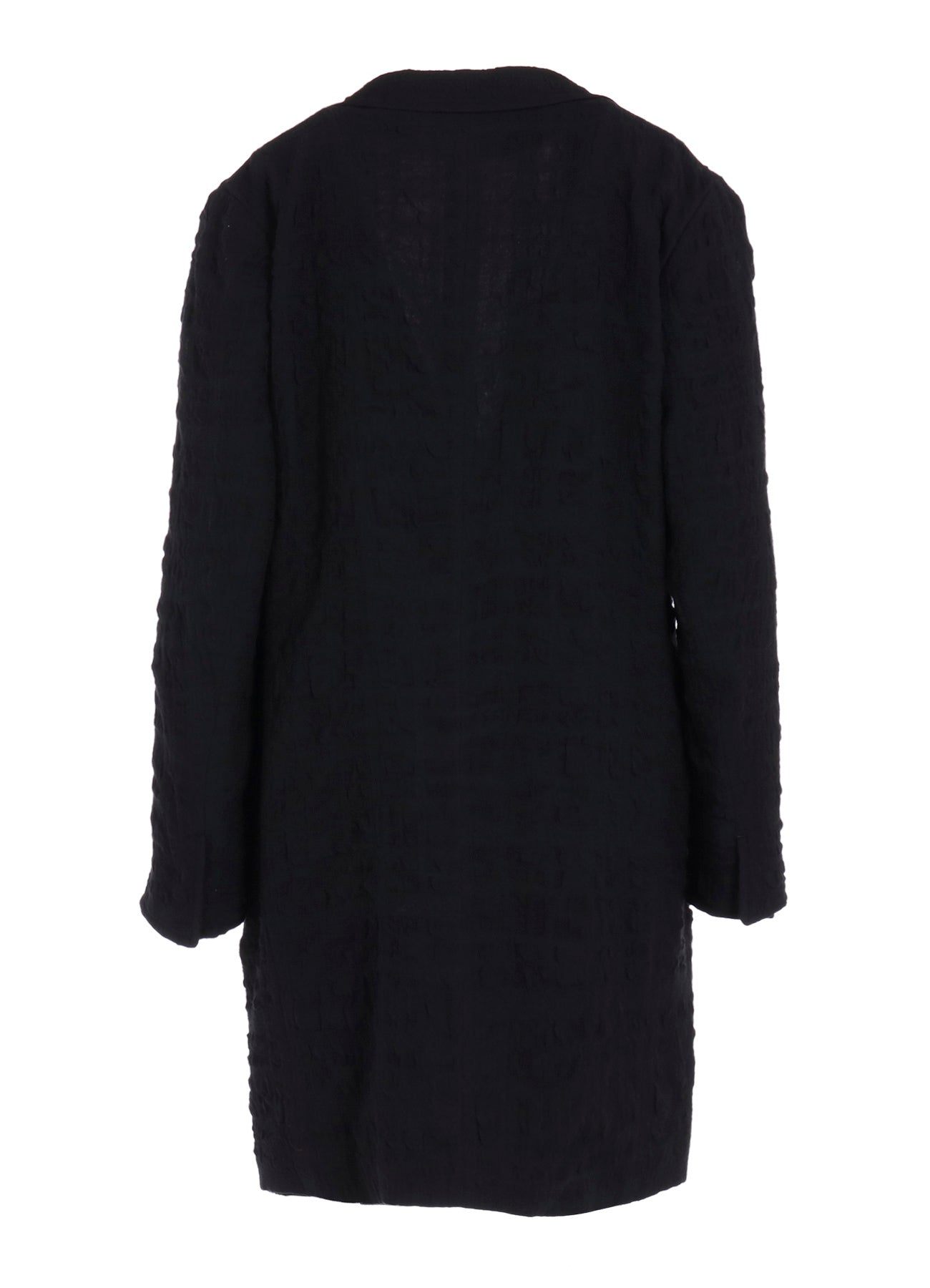 MILLED COTTON WOOL PLAID JACKET