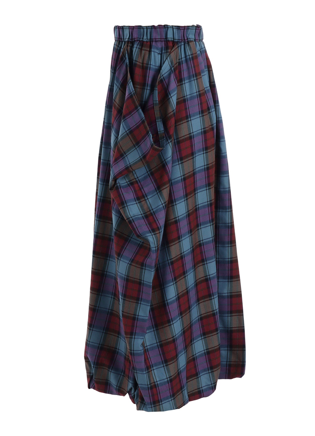TWILL PLAID SKIRT
