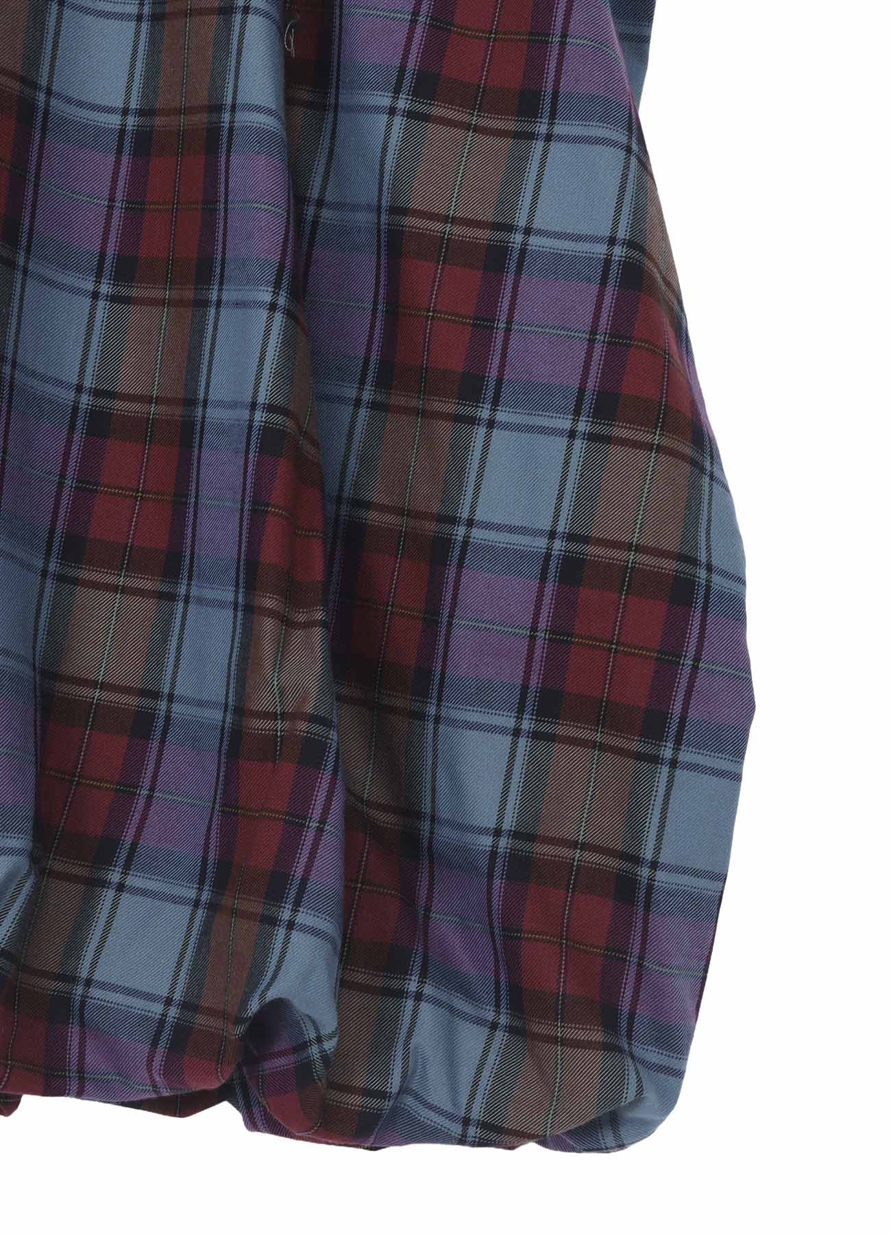 TWILL PLAID SKIRT