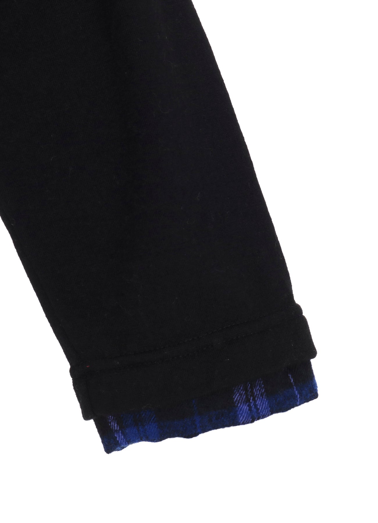 MILLED PLAID WOOL SHORT T
