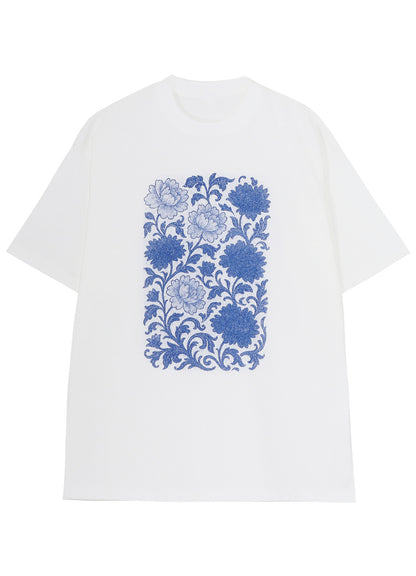 PEONY FLOWER PRINT T