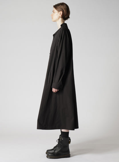 LIGHT TWILL COTTON LONG SLEEVE DRESS