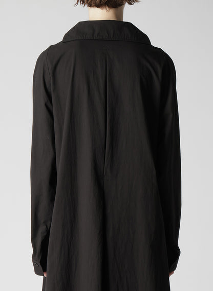 LIGHT TWILL COTTON LONG SLEEVE DRESS