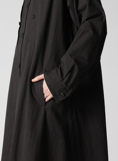 LIGHT TWILL COTTON LONG SLEEVE DRESS