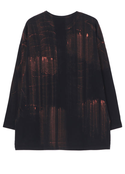 HAND BRUSHED OVERSIZED LONG SLEEVE T