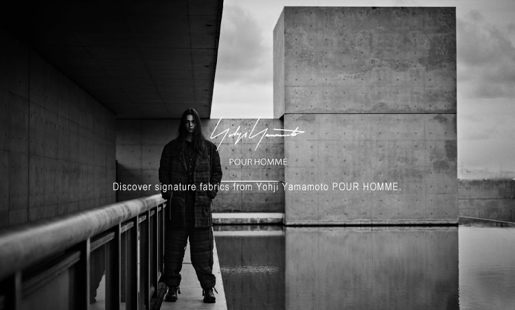 Descubre las telas exclusivas de Yohji Yamamoto POUR HOMME.