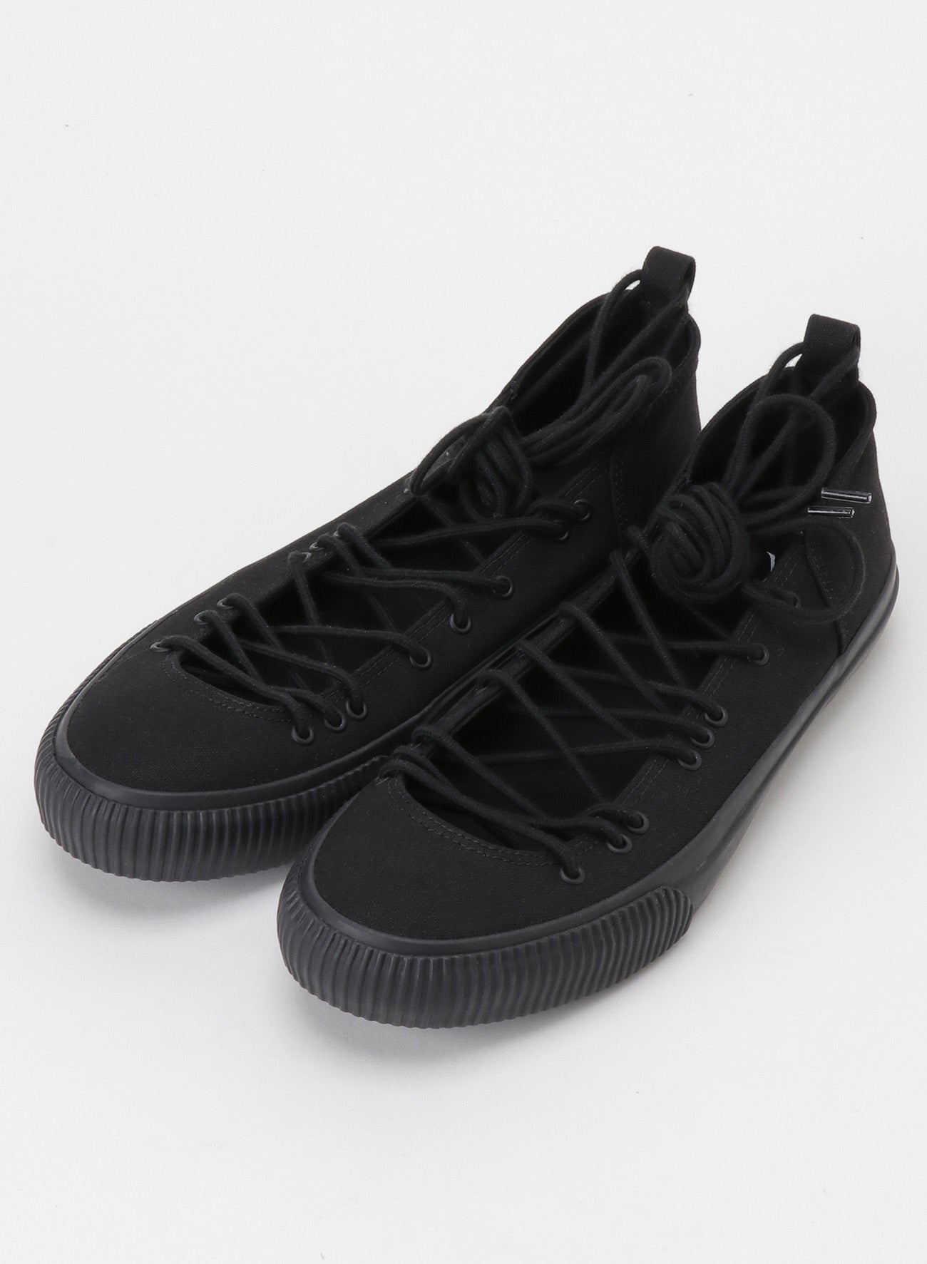 NO.9 CANVAS LACE-UP SNEAKERS