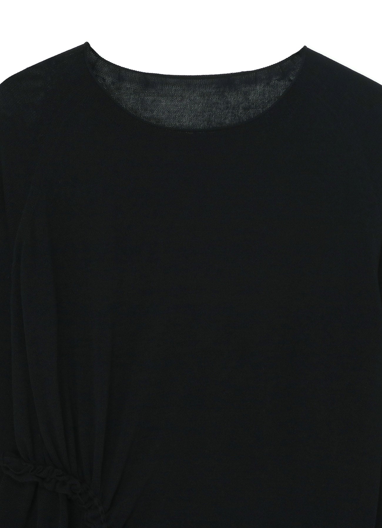 PLAIN STITCH / CHAIN STITCH "WHOLEGARMENT" TOP