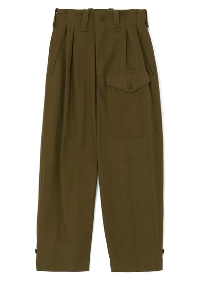 DOBBY CHINO PANTS WITH LEFT FLAP POCKET