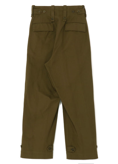 DOBBY CHINO PANTS WITH LEFT FLAP POCKET