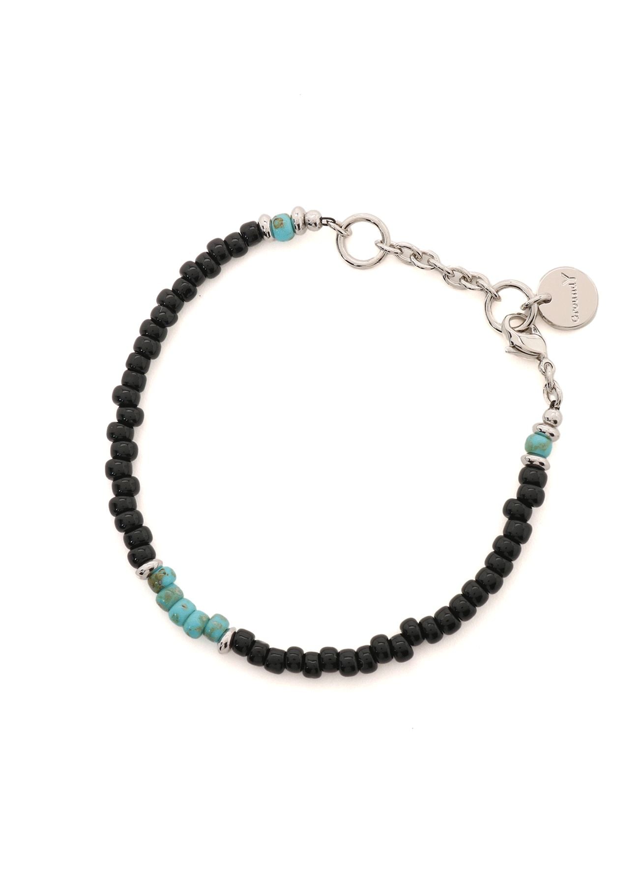 GLASS & BRASS BEAD BRACELET C – THE SHOP YOHJI YAMAMOTO
