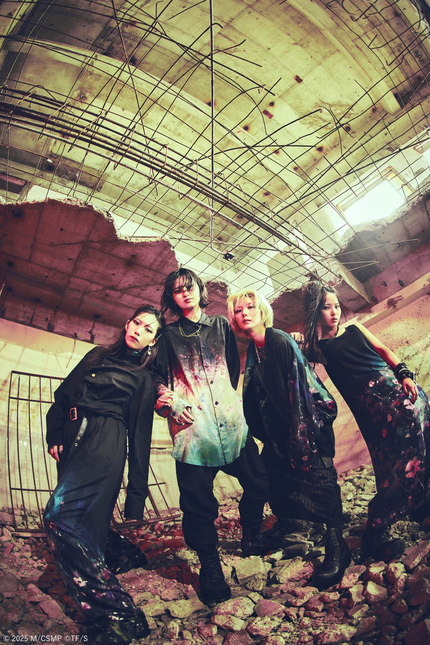 【Pre-Order】Ground Y×CHAINSAW MAN Collaborate Collection FLOWER AND BOMB GRAPHIC PANTS【Shipping sequentially from late February 2026】