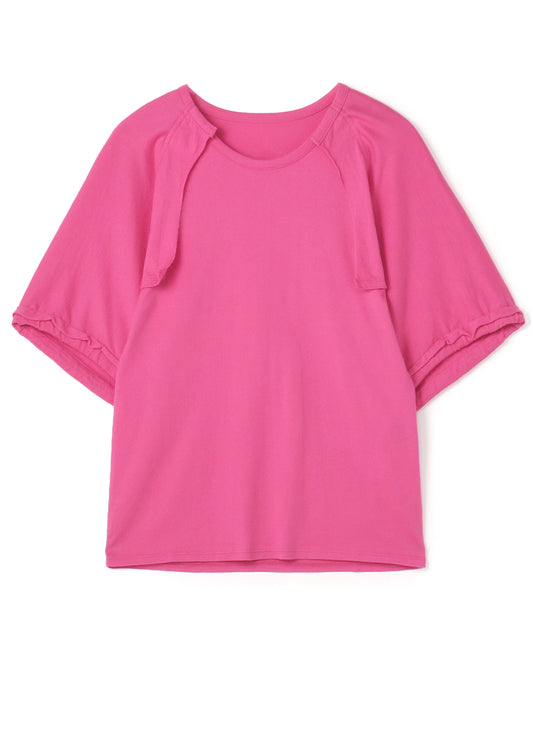CORMA PLAIN STITCH SLEEVE STRINGS SHORT SLV