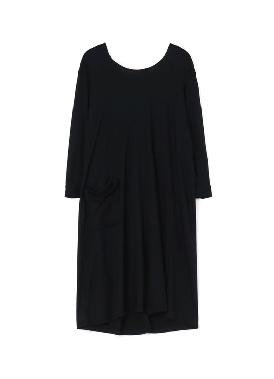 1/60 LUMINARY WOOL BACKSIDE OPENED SHIRT DRESS
