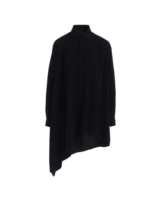 TA/PE CREPE DE CHINE RAGLAN LONG SLV BLOUSE