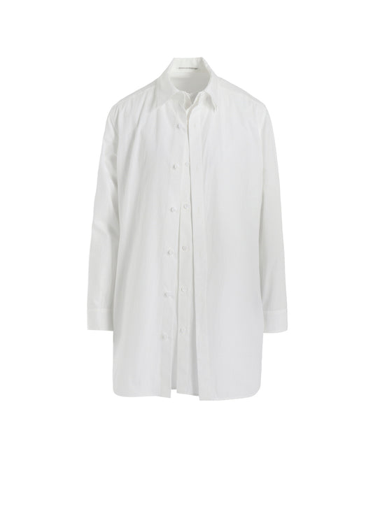 COTTON BROAD F DOUBLE LAYERED BLOUSE