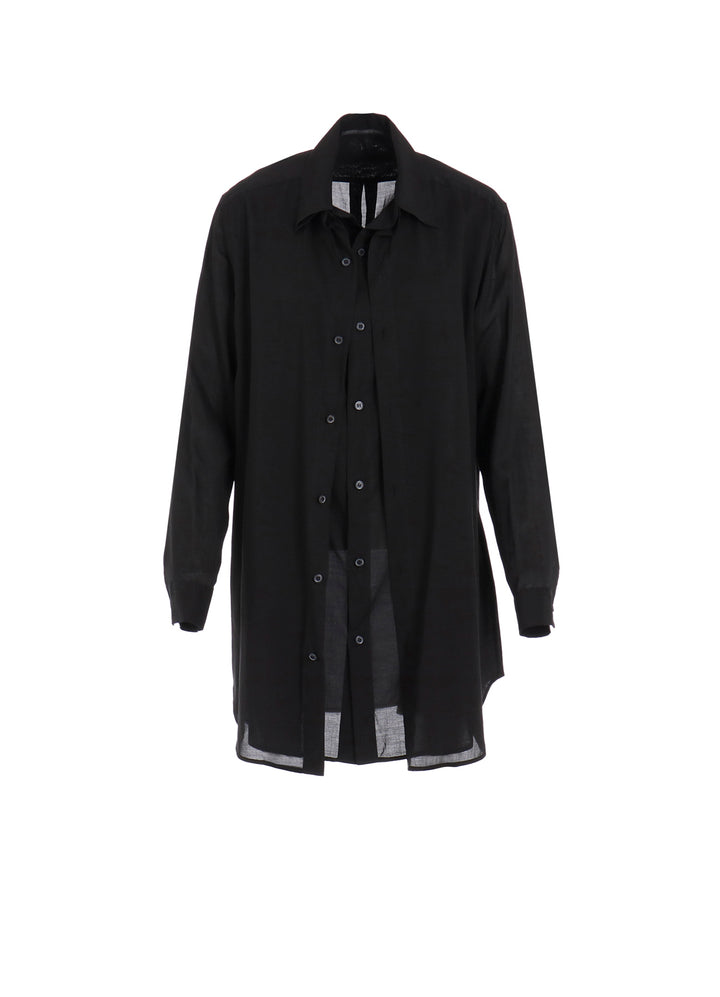 CELLULOSE LAWN F DOUBLE LAYERED BLOUSE