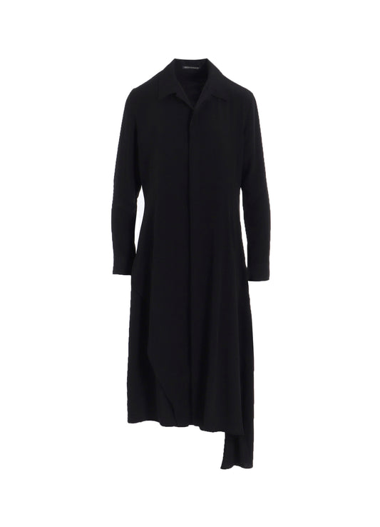 TA/PE CREPE DE CHINE O COLLAR SHIRT DRESS