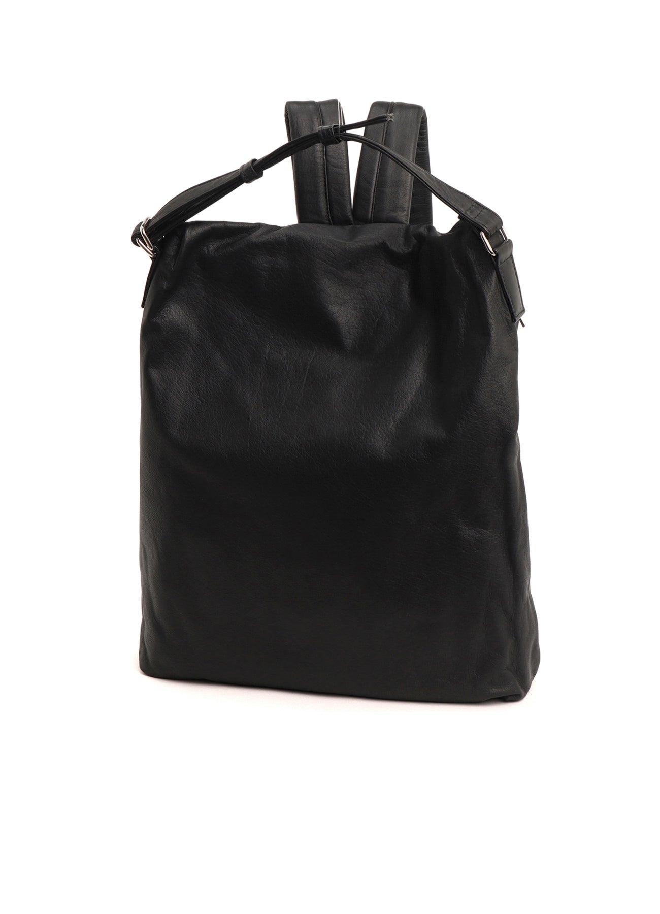 GARMENT LEATHER SQUARE BACKPACK – THE SHOP YOHJI YAMAMOTO