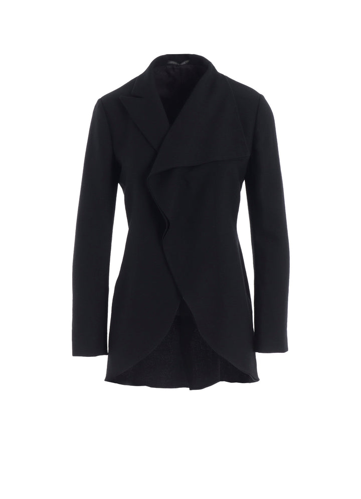 W/SAXONY ASM ROUNDED HEM JACKET