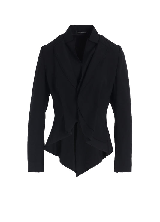 GABARDINE TUCK D SHORT JACKET