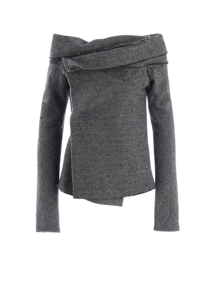 HERRINGBONE TULIP JACKET