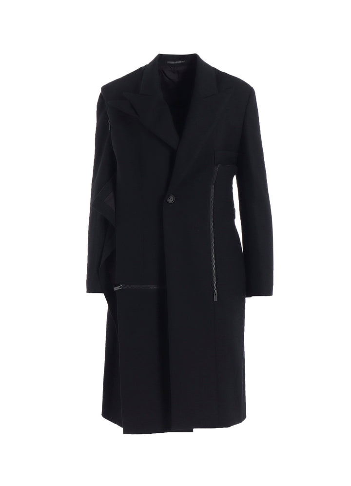 W/SAXONY ZIP DETAIL JACKET