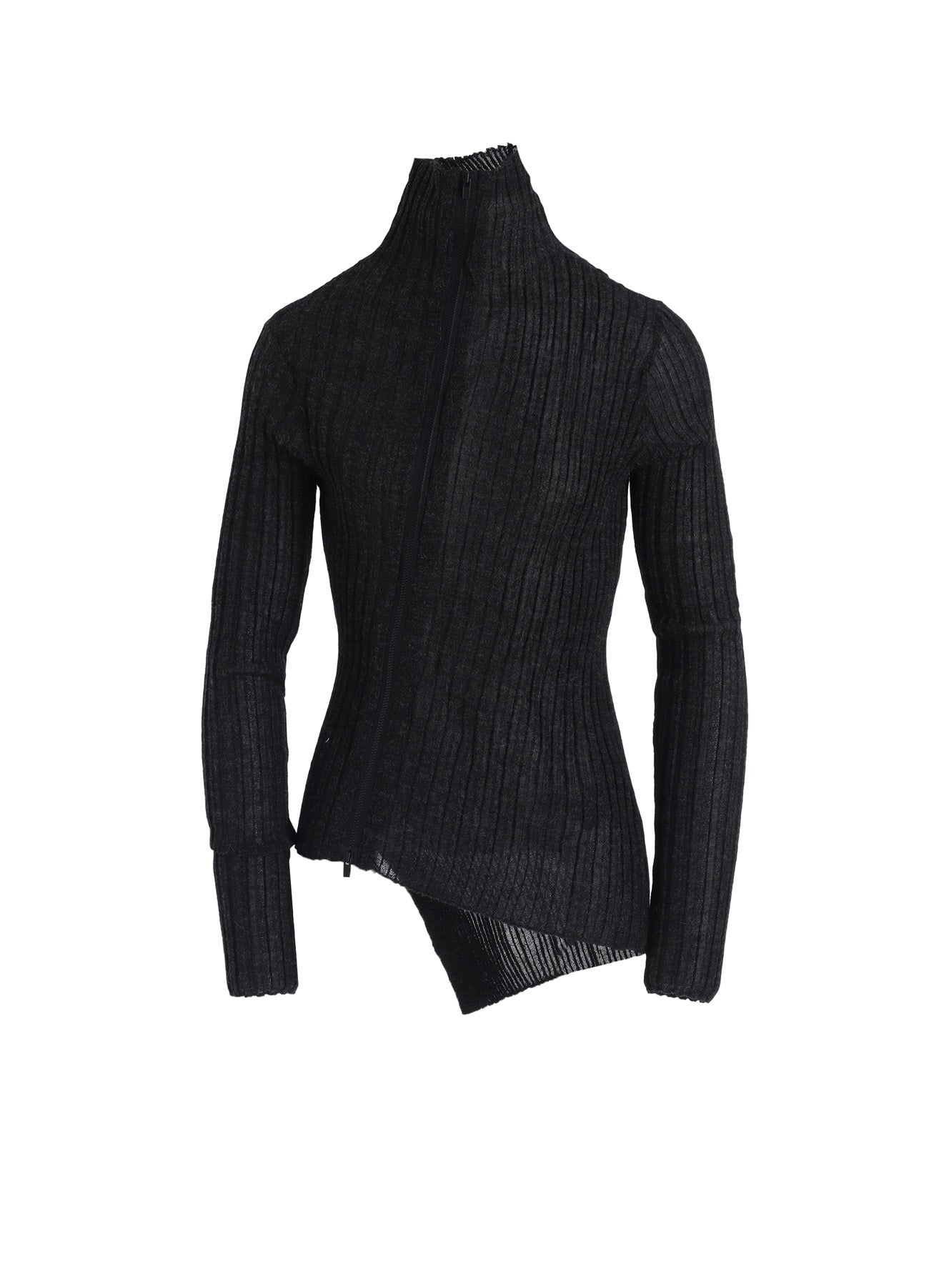 トップス 00s civarize zip cardigan japanese label NEIWAI ACTIVE X NYCB Ribbed Zip Cardigan