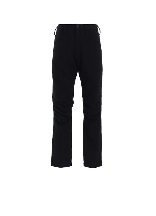 WOOL VIYELLA GATHERED KNEE PANTS
