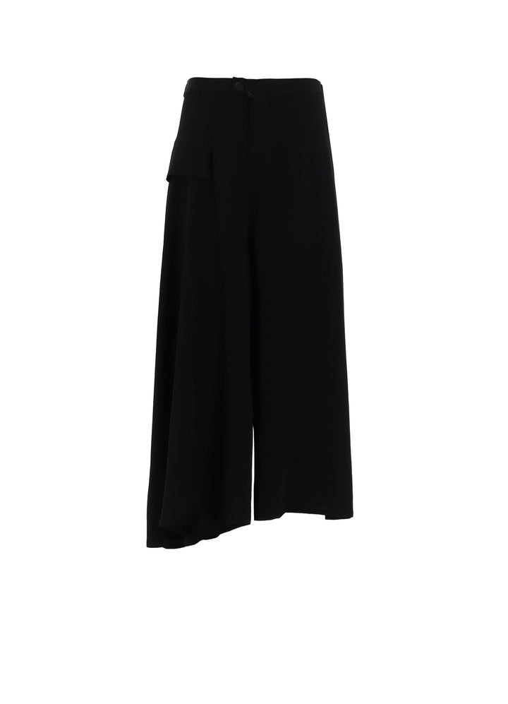 TA/PE CREPE DE CHINE FLARE PANTS