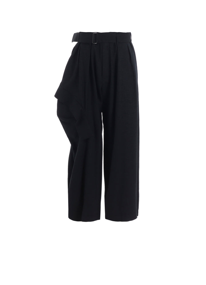 W/SAXONY R DRAPED WIDE PANTS