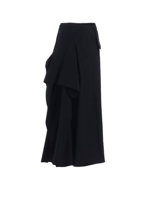 W/SAXONY  B DRAPED HIGH WAIST SKIRT