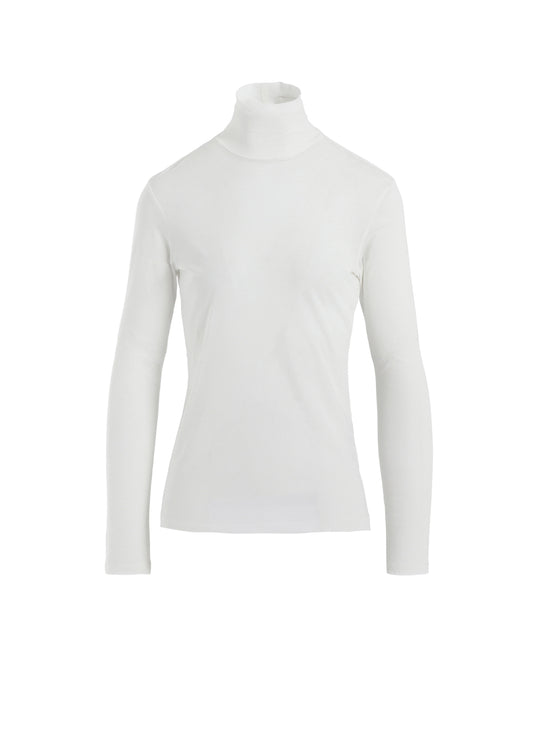 HIGH TWISTED JERSEY LONG SLV TURTLE NECK PO