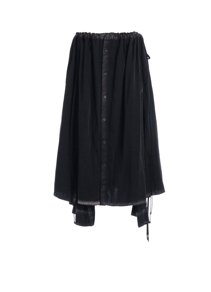 Cu/C BLEACHED SATIN ENSEMBLE SKIRT