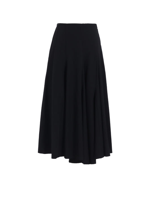GABARDINE FLARED SKIRT