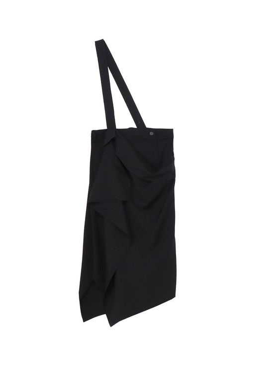 GABARDINE 2WAY SUSPENDER SKIRT