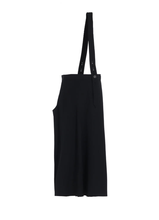 GABARDINE SHOULDER SKIRT