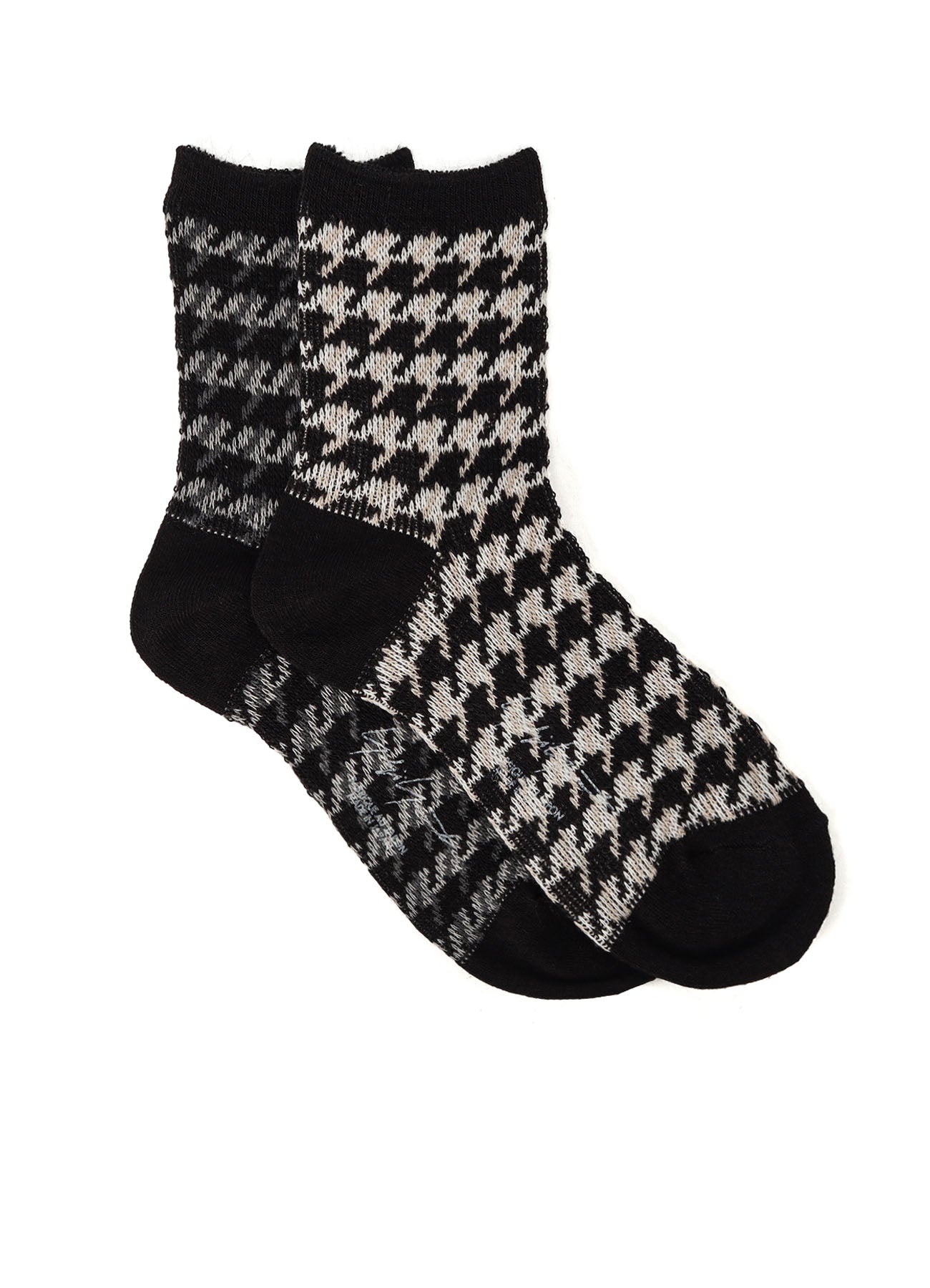 1/36 D HOUNDSTOOTH HOUNDSTOOTH SOCKS – THE SHOP YOHJI YAMAMOTO