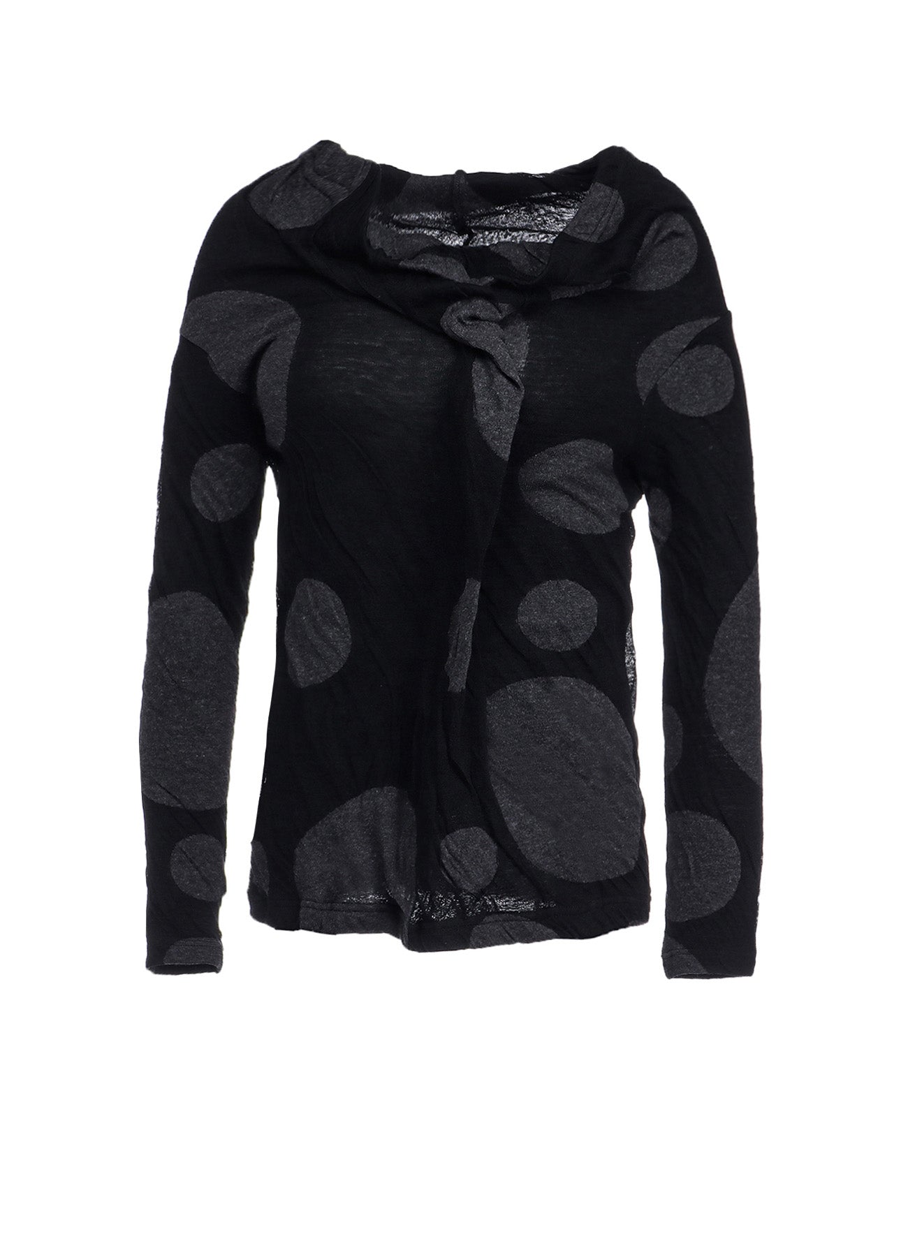 Yohji Yamamoto B SIDE DOT DRAPED HIGH NECK PO プルオーバー B SIDE DOT DRAPED HIGH NECK PO – THE SHOP YOHJI YAMAMOTO