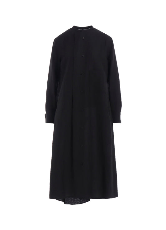 C/Li GABARDINE RB DRAPED DRESS