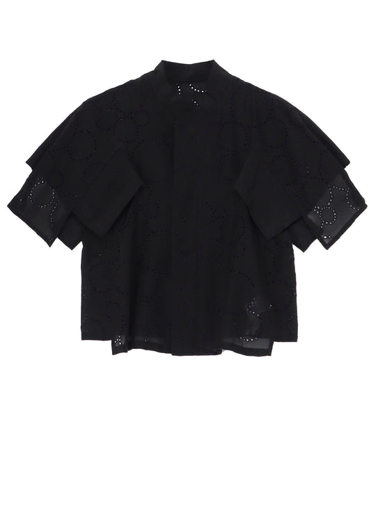 LACE STAND COLLAR JACKET