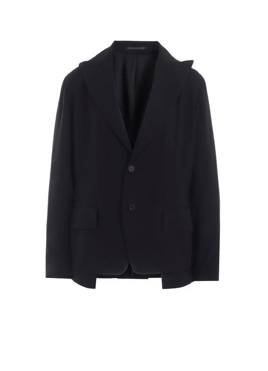 Ry WRINKLED LAWN PLEATS DETAIL JACKET