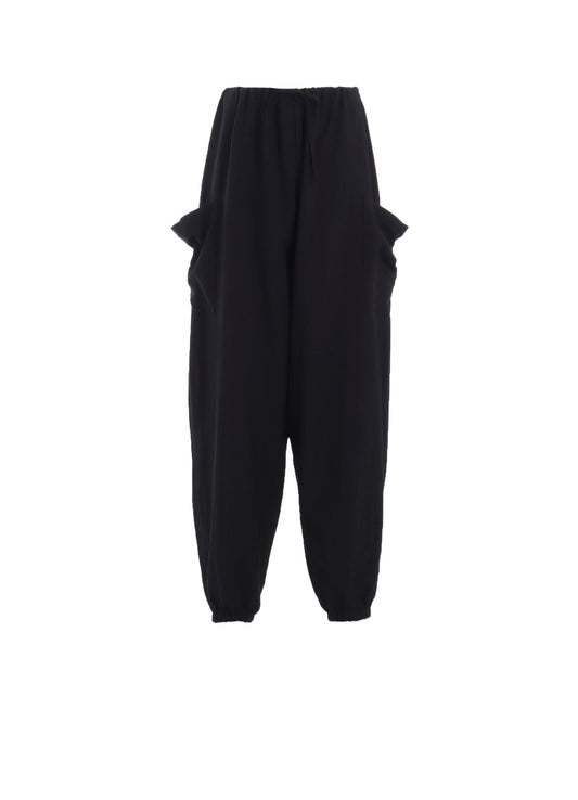 Cu/W HIGH TWISTED GABARDINE RELAXED FIT PANTS