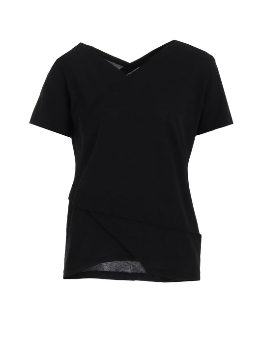 ULTIMA HIGH TWISTED JERSEY TUCK DETAIL SHORT SLV T