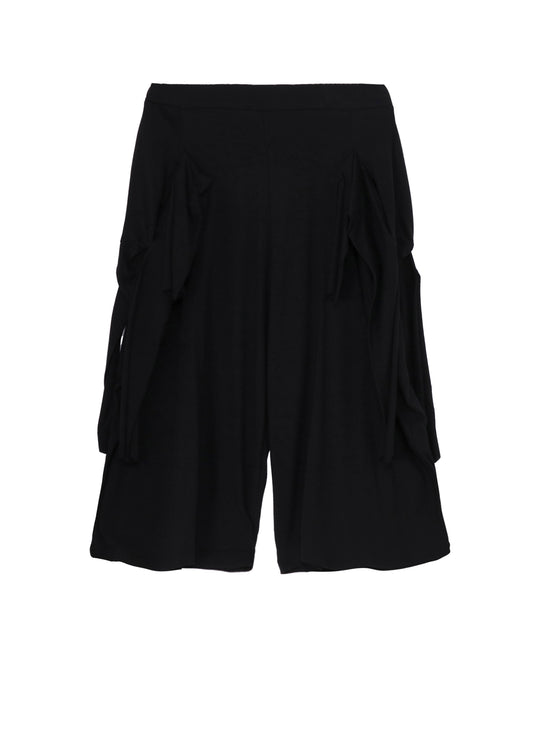 COTTON SINGLE JERSEY WIDE PANTS