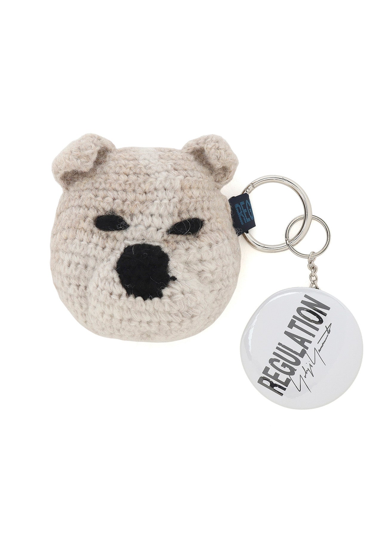 小物 Yoji Yamamoto KEY CHARM WITH MIRROR COMBINATION KNITTED KEY CHARM WITH MIRROR – THE SHOP YOHJI YAMAMOTO