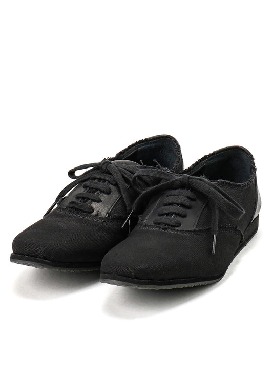 CANVAS 5HOLES PLAIN TOE SHOES